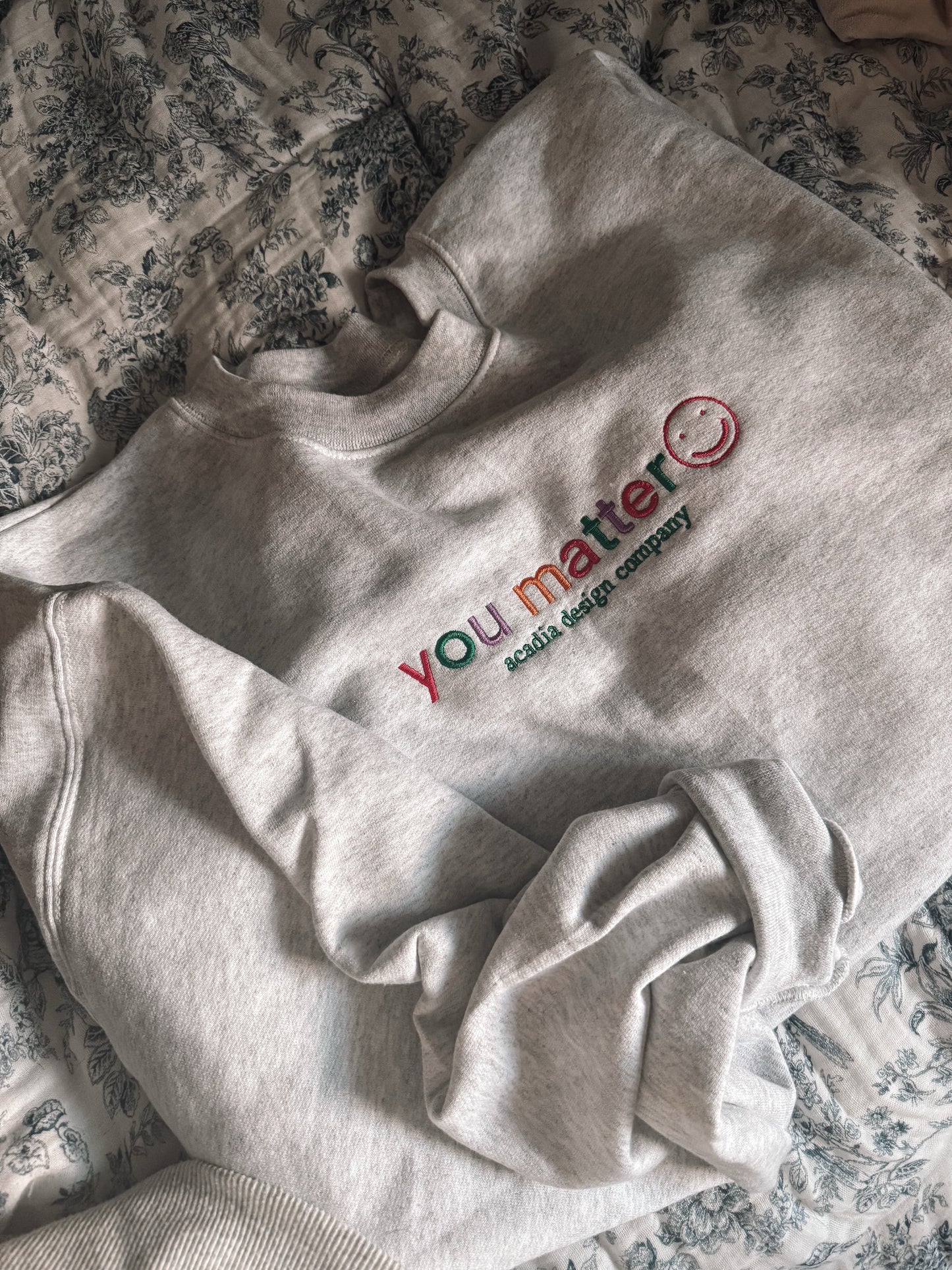 You Matter Multi Color Crewneck